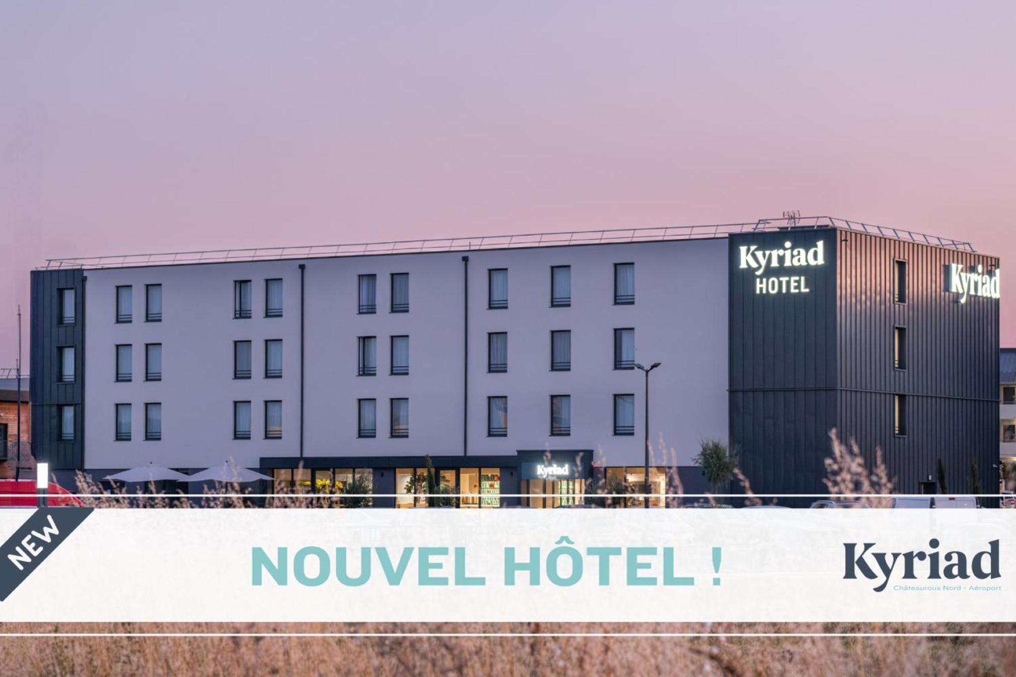 Kyriad Chateauroux Nord - Aeroport Déols Eksteriør bilde